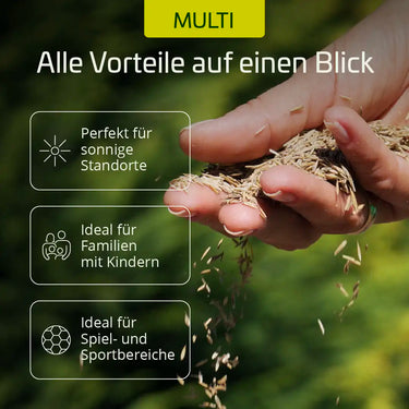 Rasensaat "Multi" Spiel- und Freizeitrasen